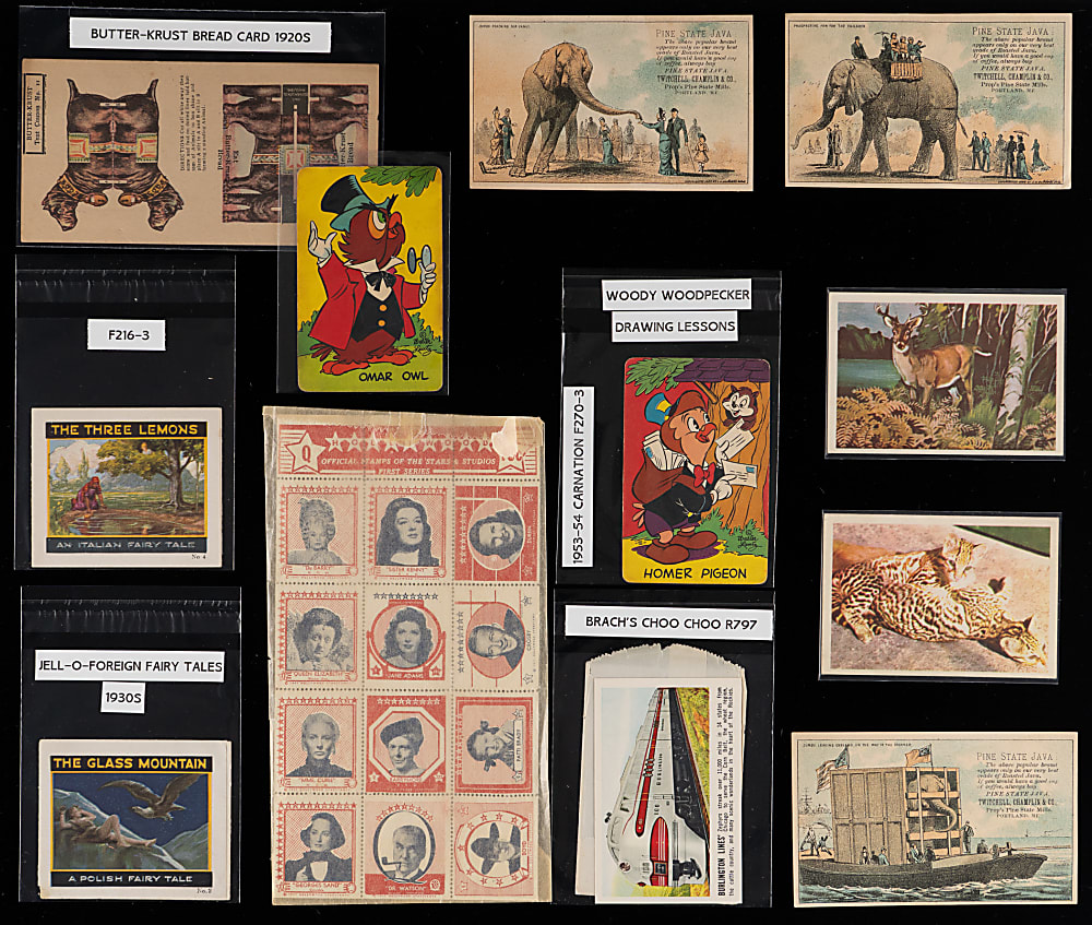 1880s-1960s Non-Sport Collection (325+) with Numerous Different Issues, Tough Types & Sets
