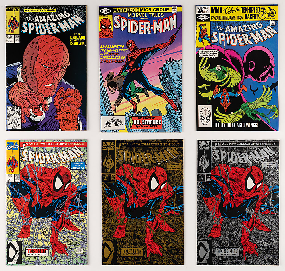 1981-1992 Marvel Spider-Man Related Comic Books (18) with CGC 9.4 Amazing Spider-Man #361 First Carnage