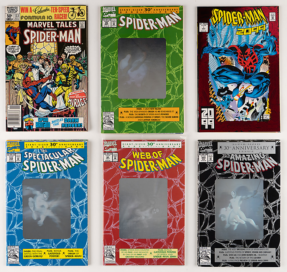 1981-1992 Marvel Spider-Man Related Comic Books (18) with CGC 9.4 Amazing Spider-Man #361 First Carnage