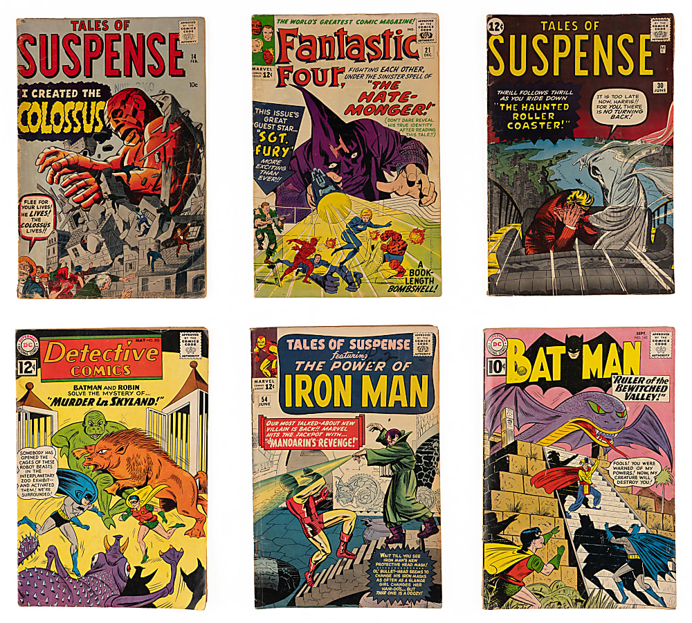 1960s Comic Book Collection (28) with Tales of Suspense, Fantastic Four & Batman