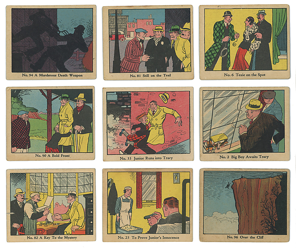 1930 V404 Willard's Chocolates Dick Tracy Near Complete Set (86/96)