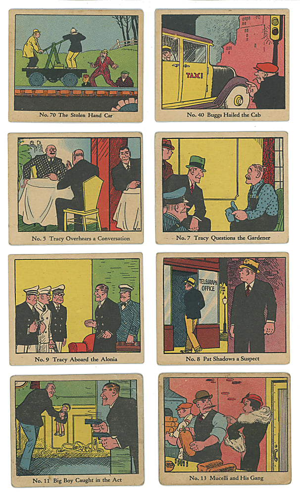 1930 V404 Willard's Chocolates Dick Tracy Near Complete Set (86/96)