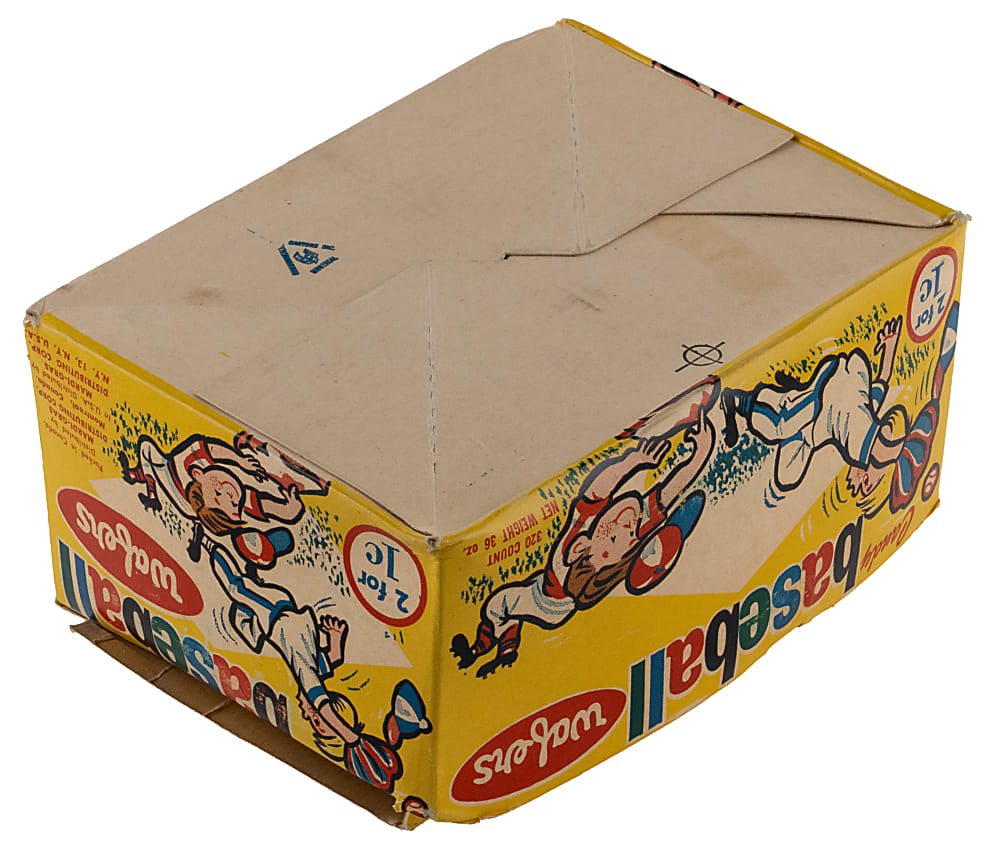 1960s Candy Baseball Wafers Full Box with American & National League Baseball Teams