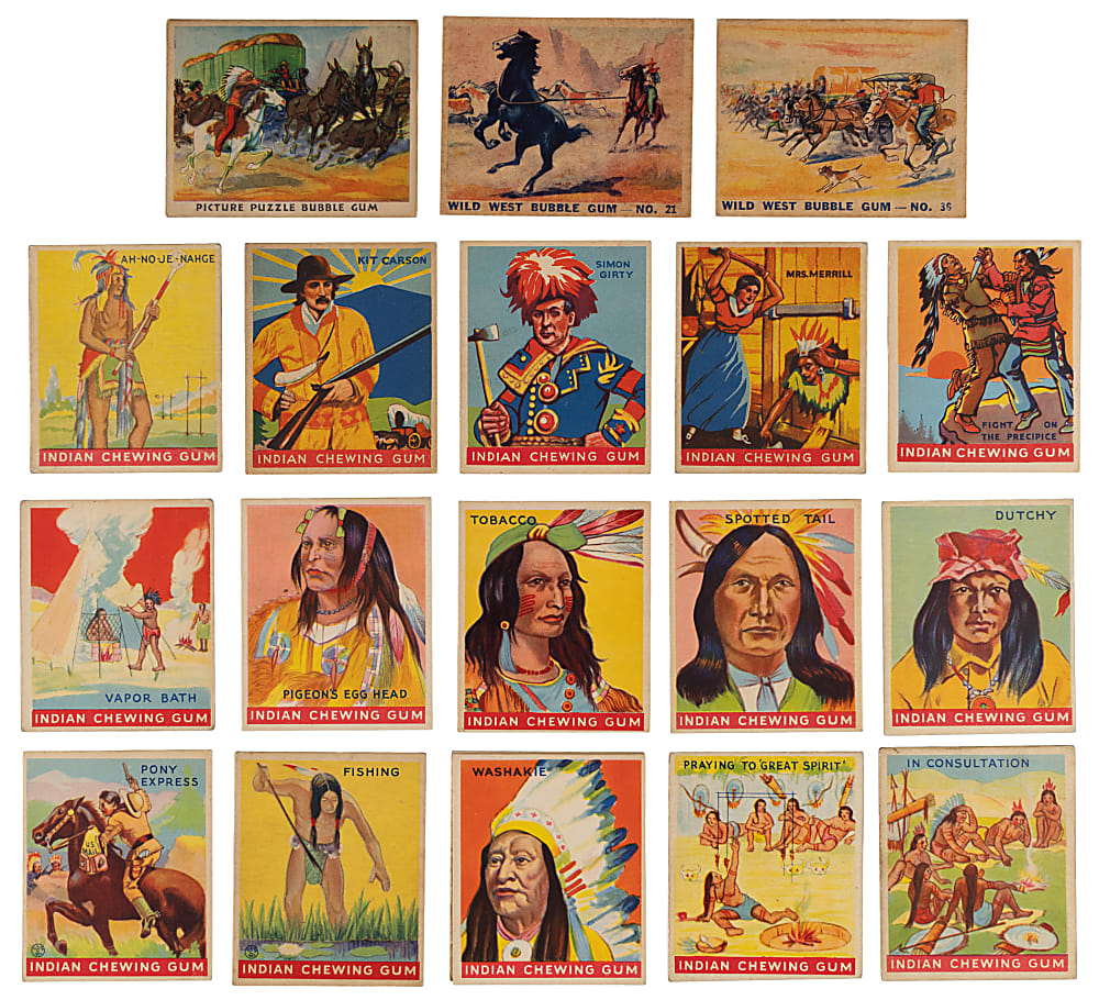 1910s-1950s Western & Indian Non-Sport Collection (140+) with Tough Types & Oddball