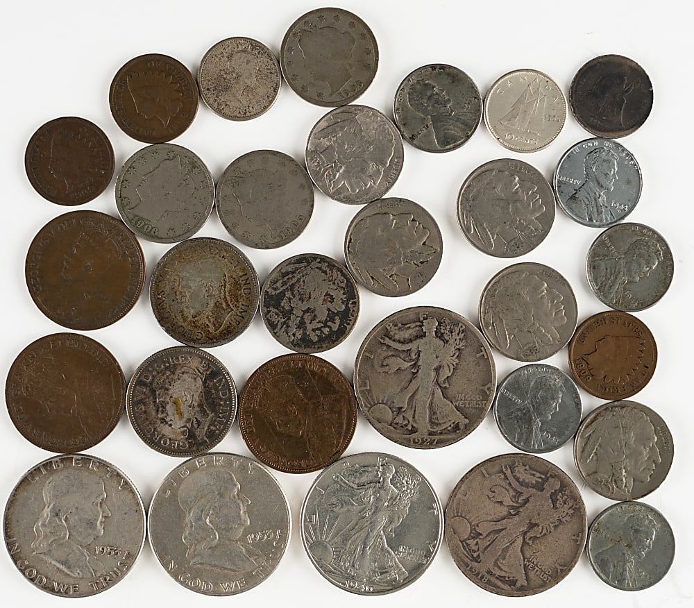 1856-2017 U.S./Canada Coin and Paper Currency Bundle