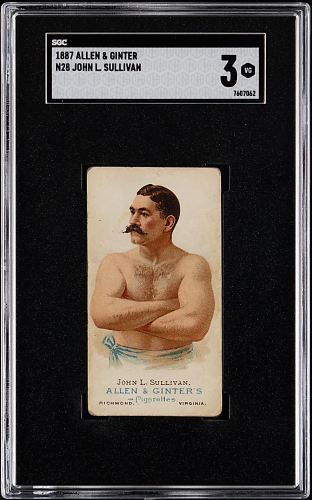1887 N28 Allen & Ginter John L. Sullivan SGC VG 3
