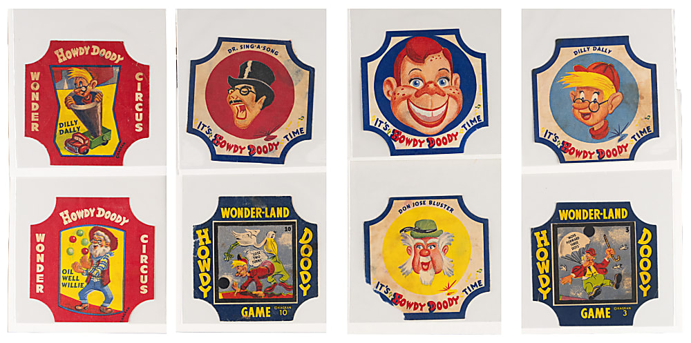 1950s Wonder Bread Howdy Doody Bread Label Collection (52) with (2) Complete Sets