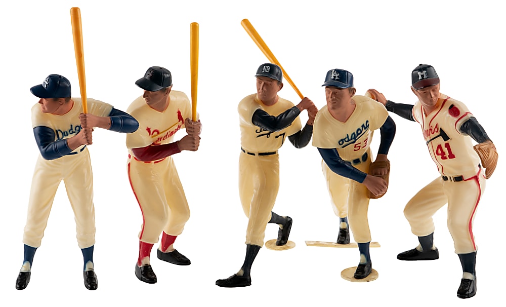 1958-1962 Hartland Statue Near Complete Set (16/18) with Aaron, Mantle, Mays & Ruth