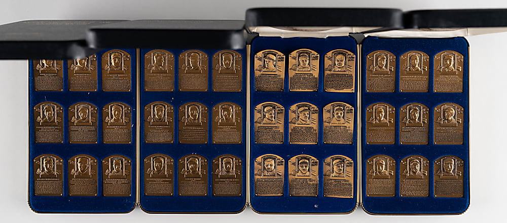 National Baseball Hall of Fame Gallery Collection Series 1-7 Complete Bronze Plaque Sets (Plus More)