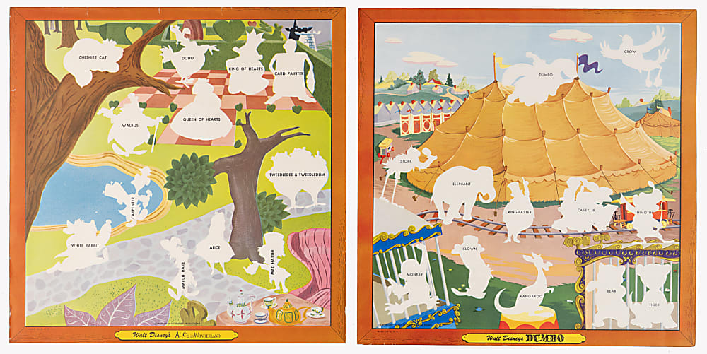 1940s-1960s Walt Disney Bread Label Complete Sets (8) with (3) Albums – (164 Total Labels)