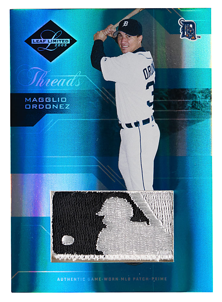 2005 Leaf Limited #93 Magglio Ordonez MLB Logoman Patch #1/1