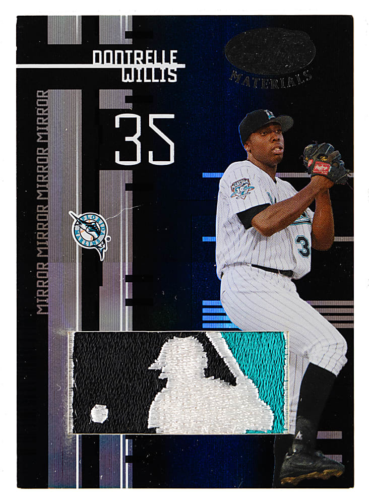 2005 Leaf Limited #38 Mirror Dontrelle Willis MLB Logoman Patch #1/1