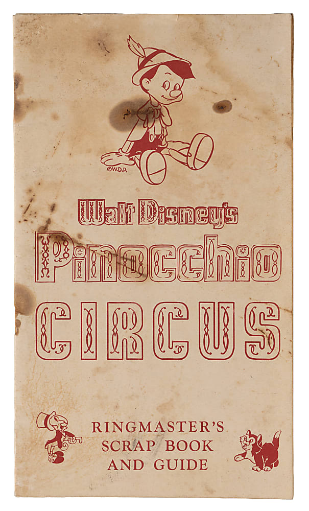 1939 D64 Pinocchio Circus Bread Complete Set (60) Plus Scarce Original Album