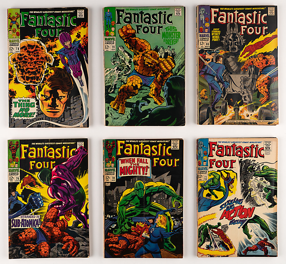 1966-1969 Marvel Fantastic Four Comics (24) Different Silver Age Issues