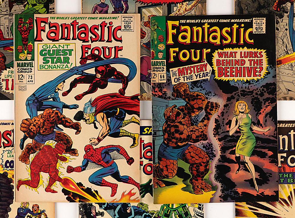 1965-1968 Marvel Fantastic Four Semi-Key Issues (8) with #36, #47, #53 & #67
