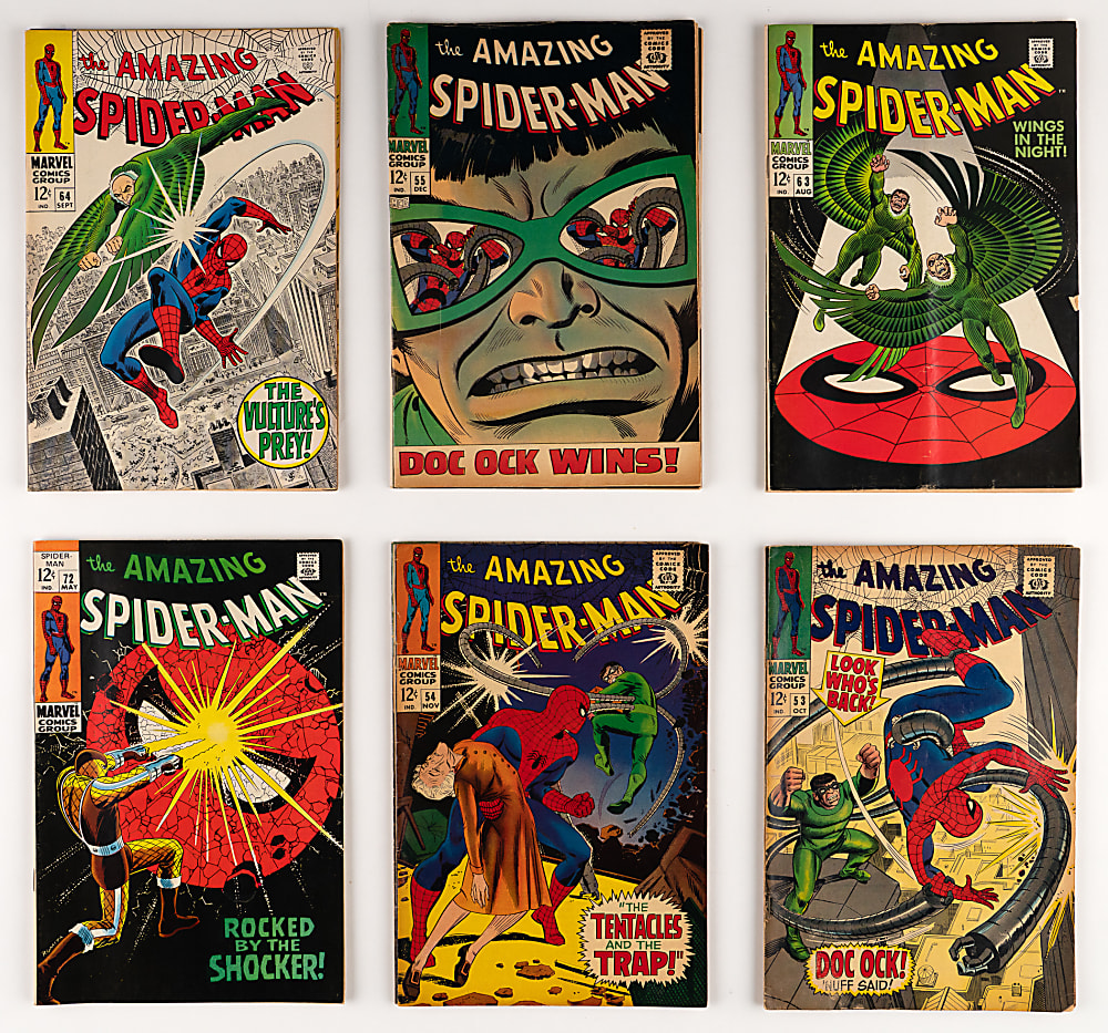1967-1969 Marvel Amazing Spider-Man Issues #48-72 Partial Run (18/25)