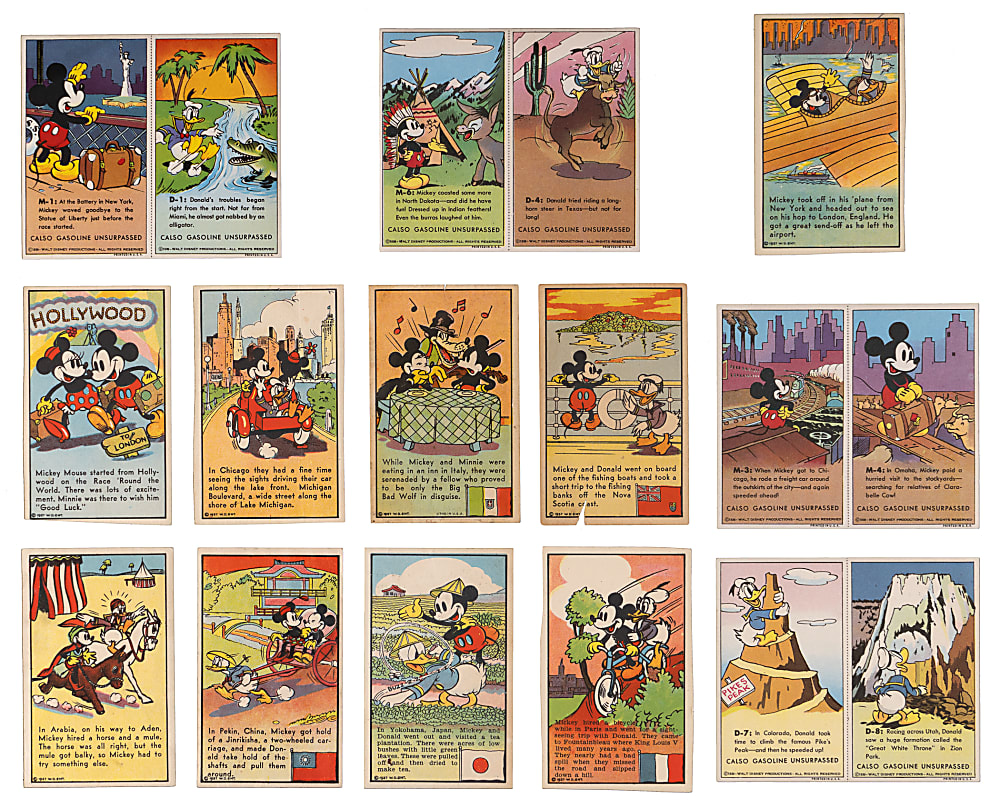 1937-1939 Mickey Mouse Non-Sport Collection (42)