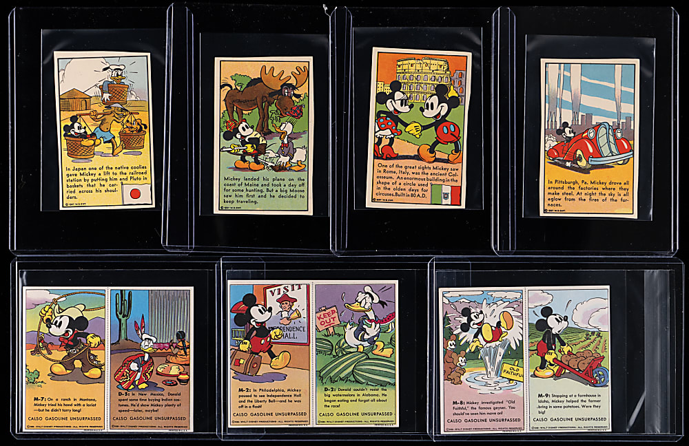 1937-1939 Mickey Mouse Non-Sport Collection (42)