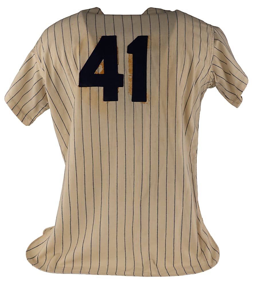 1955 Rip Coleman Rookie Season Game-Worn AL Champion New York Yankees Jersey - Phil Wood LOA