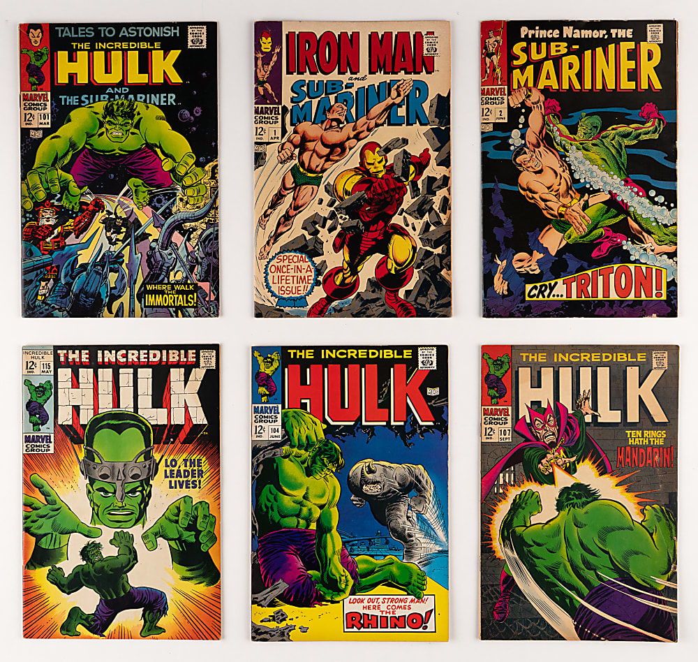 1960s Marvel Hulk and Sub-Mariner Comic Books (11)