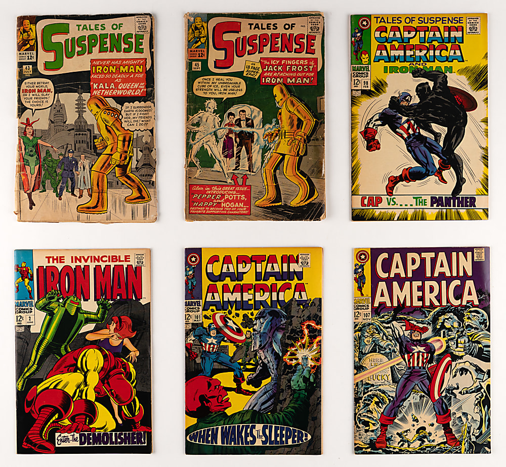 1960s Marvel Captain America and Iron Man Comic Books (18)