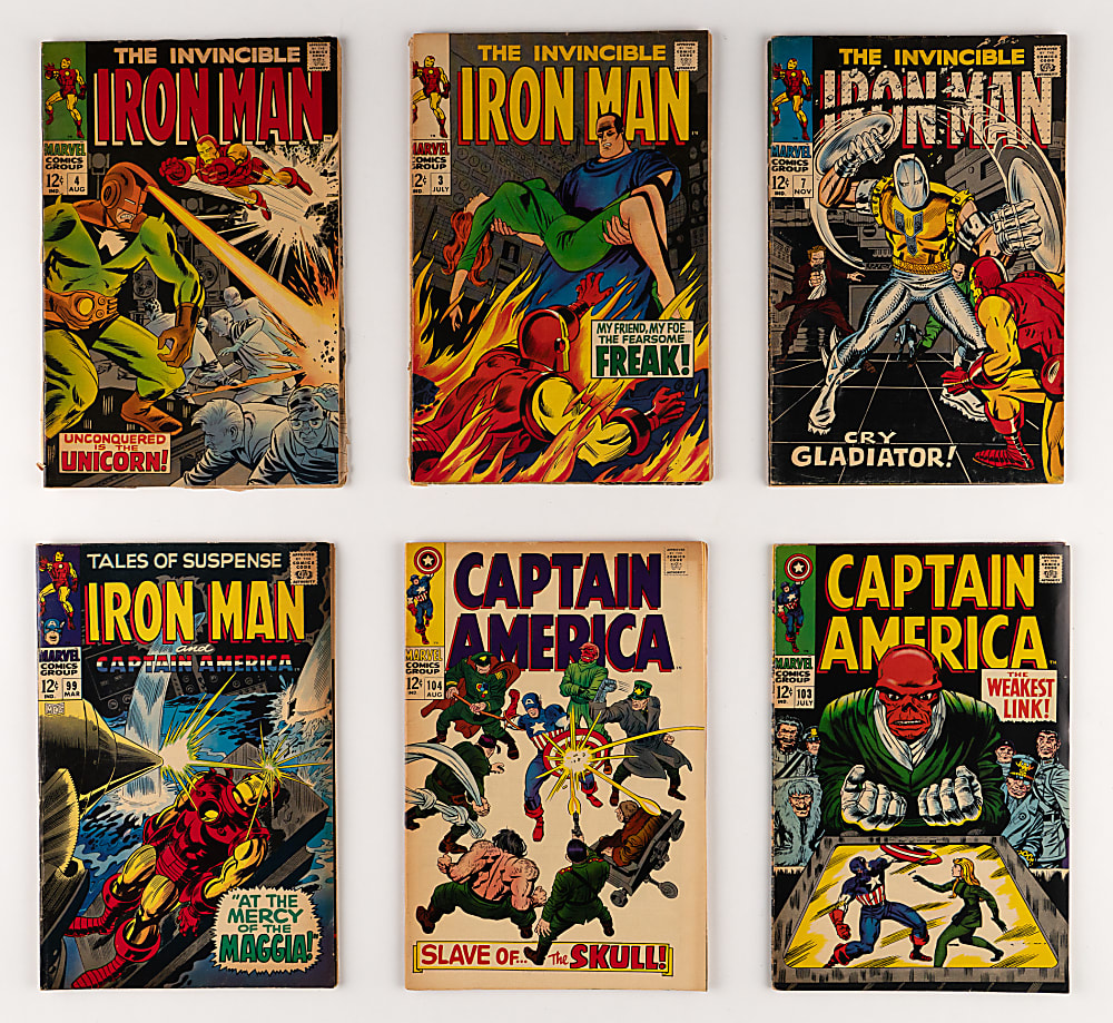 1960s Marvel Captain America and Iron Man Comic Books (18)
