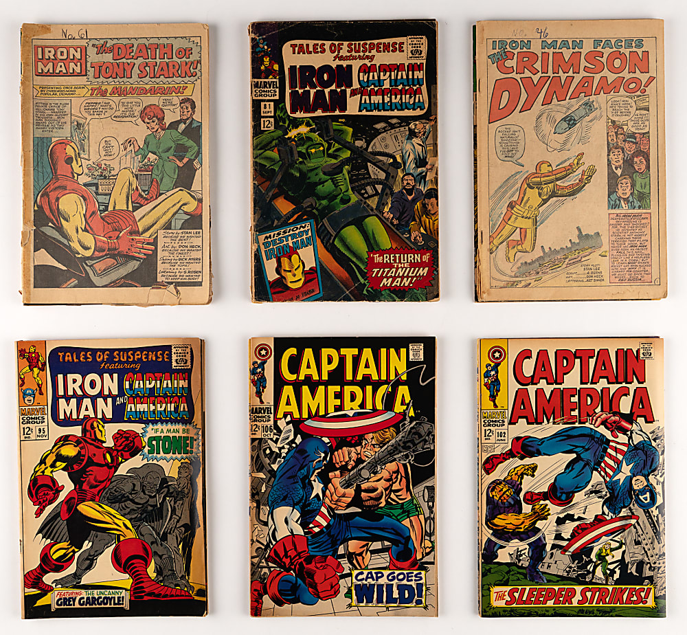 1960s Marvel Captain America and Iron Man Comic Books (18)