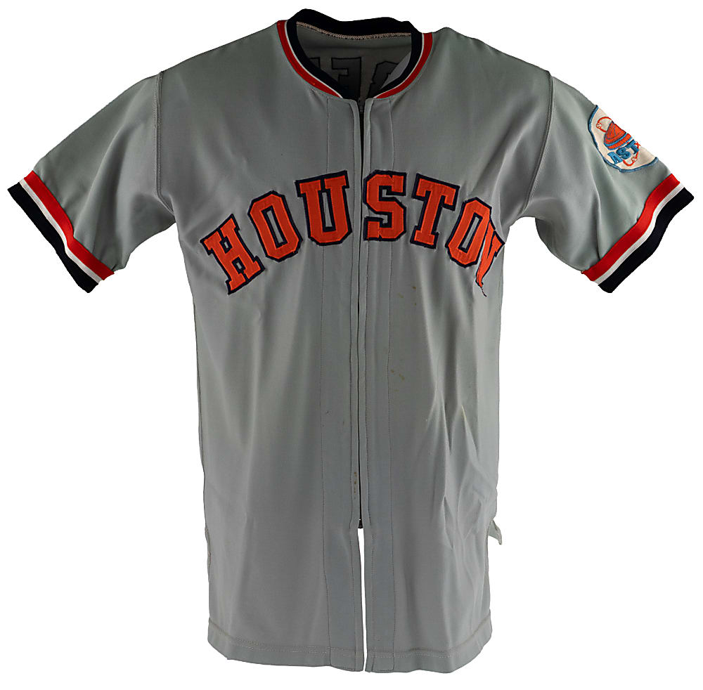 1972 Dave Roberts Houston Astros Game-Used Road Jersey with Astrodome Patch - Phil Wood LOA