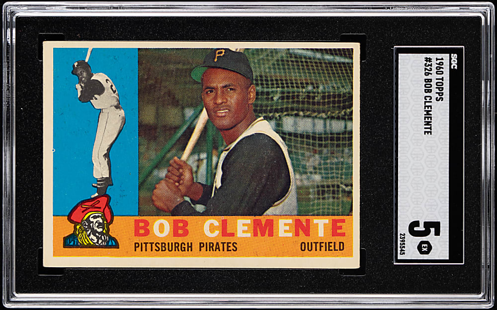 1960 Topps #326 Roberto Clemente SGC EX 5