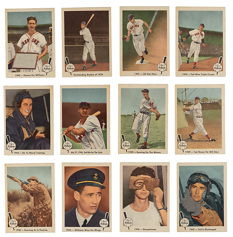 1959 Fleer Ted Williams Partial Set (60/80)