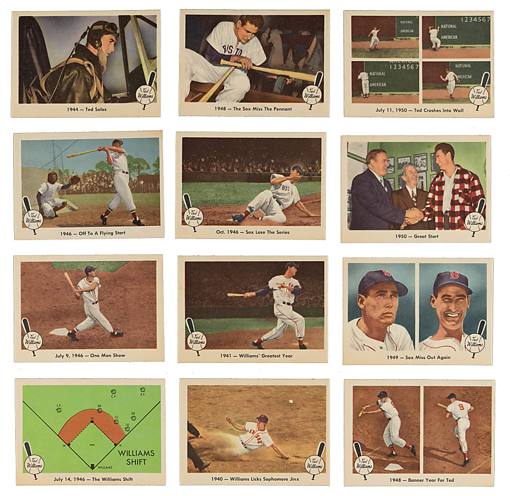 1959 Fleer Ted Williams Partial Set (60/80)