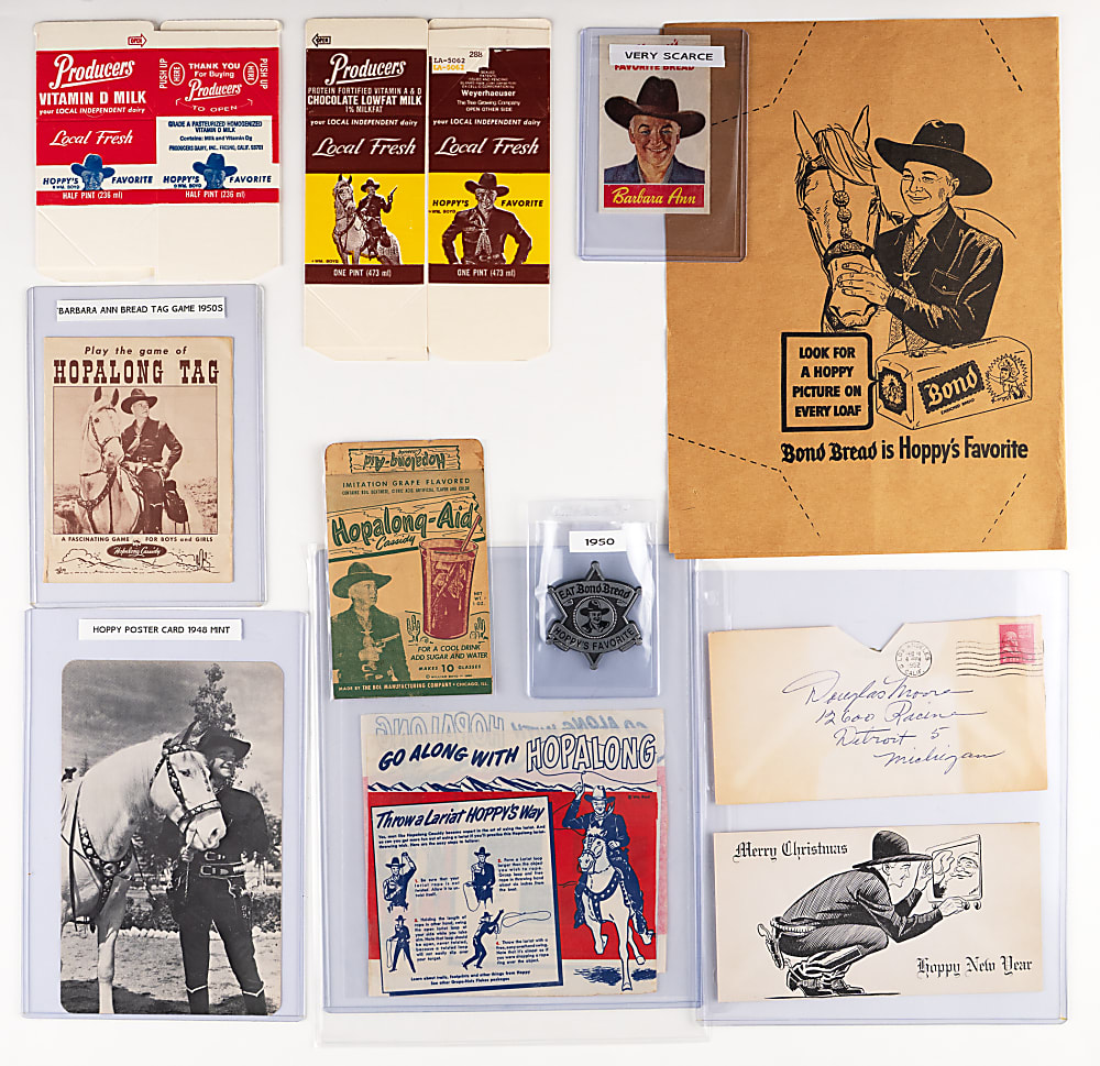 1930s-1950s Hopalong Cassidy Premium/Ephemera Collection (36)