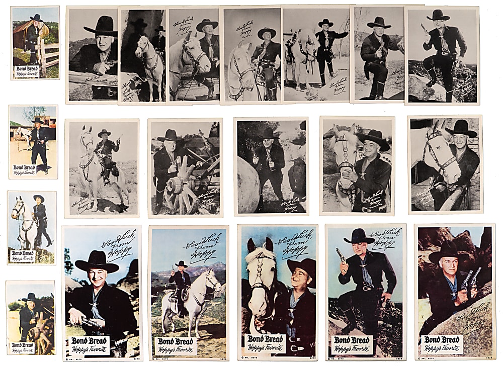 1950s Hopalong Cassidy Card Collection (36) with (2) Complete Sets & Tough Regionals/Types