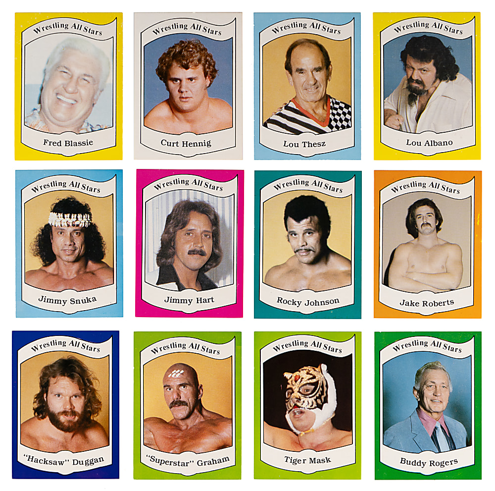 1983 Wrestling All-Stars "Series A" Complete Set (36) - Clean!