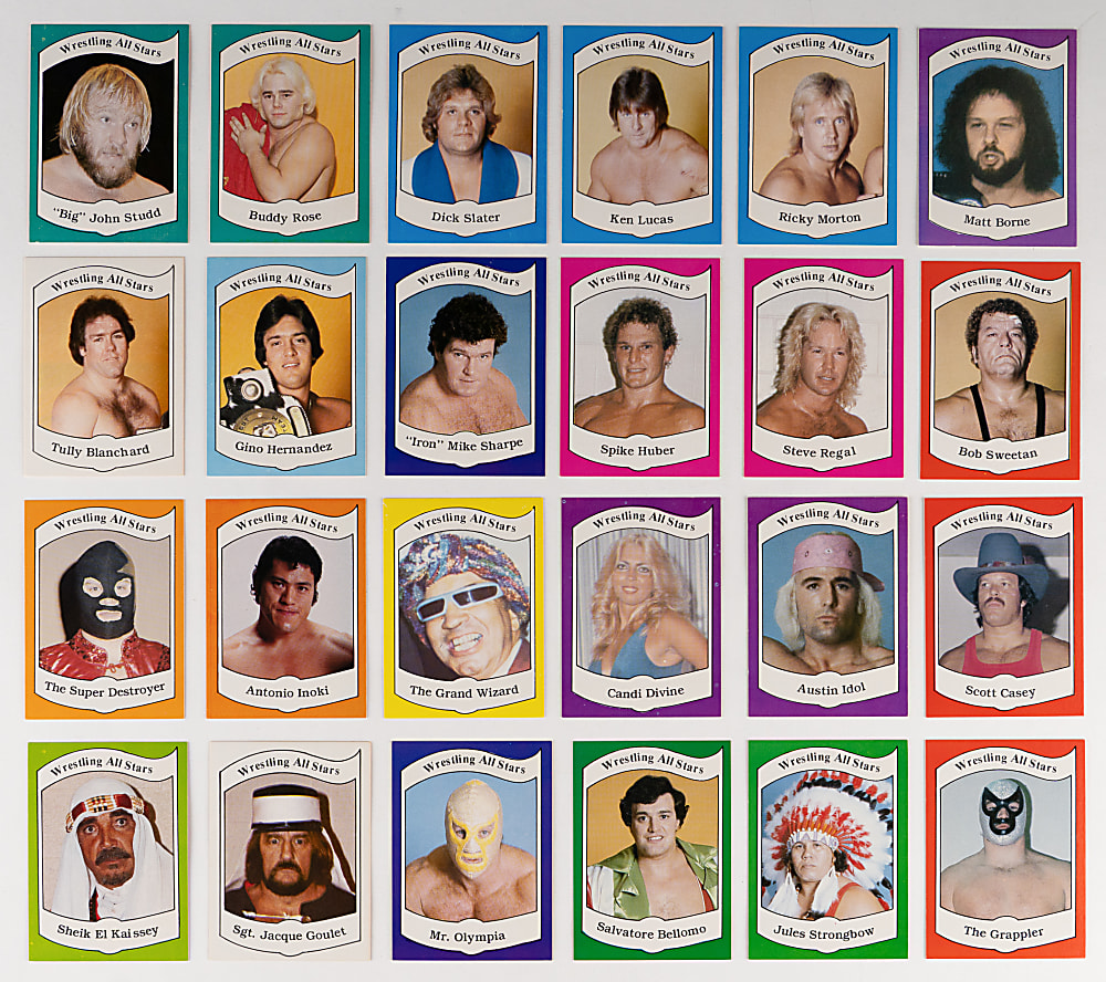 1983 Wrestling All-Stars "Series A" Complete Set (36) - Clean!