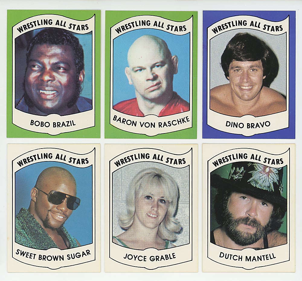 1982 Wrestling All-Stars "Series B" Complete Set (36) - Clean!