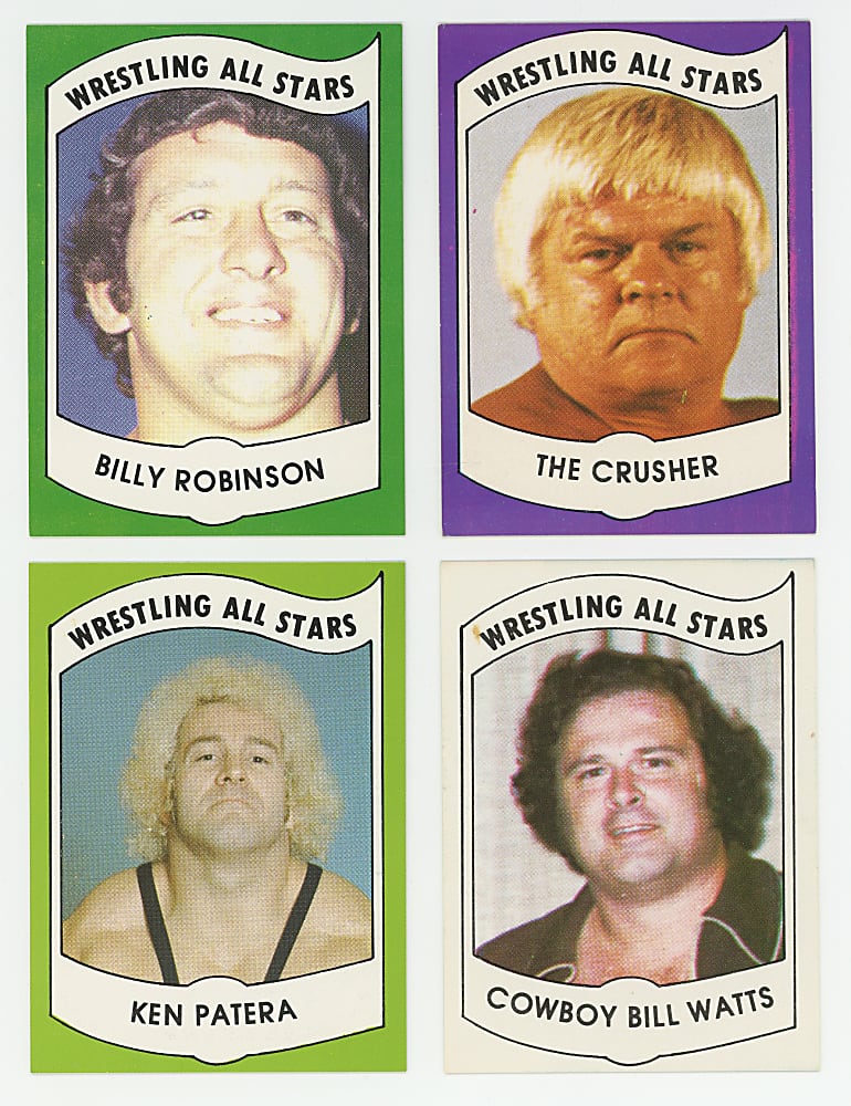 1982 Wrestling All-Stars "Series A" Near Complete Set (34/36) - Clean!