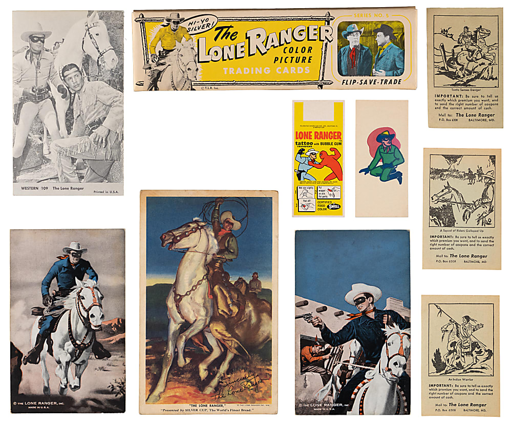 1930s-1970s The Lone Ranger Collection (75+) with (3) Complete/Partial Sets