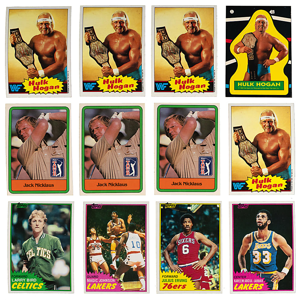 1975-1985 Multi-Sport Complete Sets (12) with Donruss Golf & Topps WWE – (1,400+ Total Cards)
