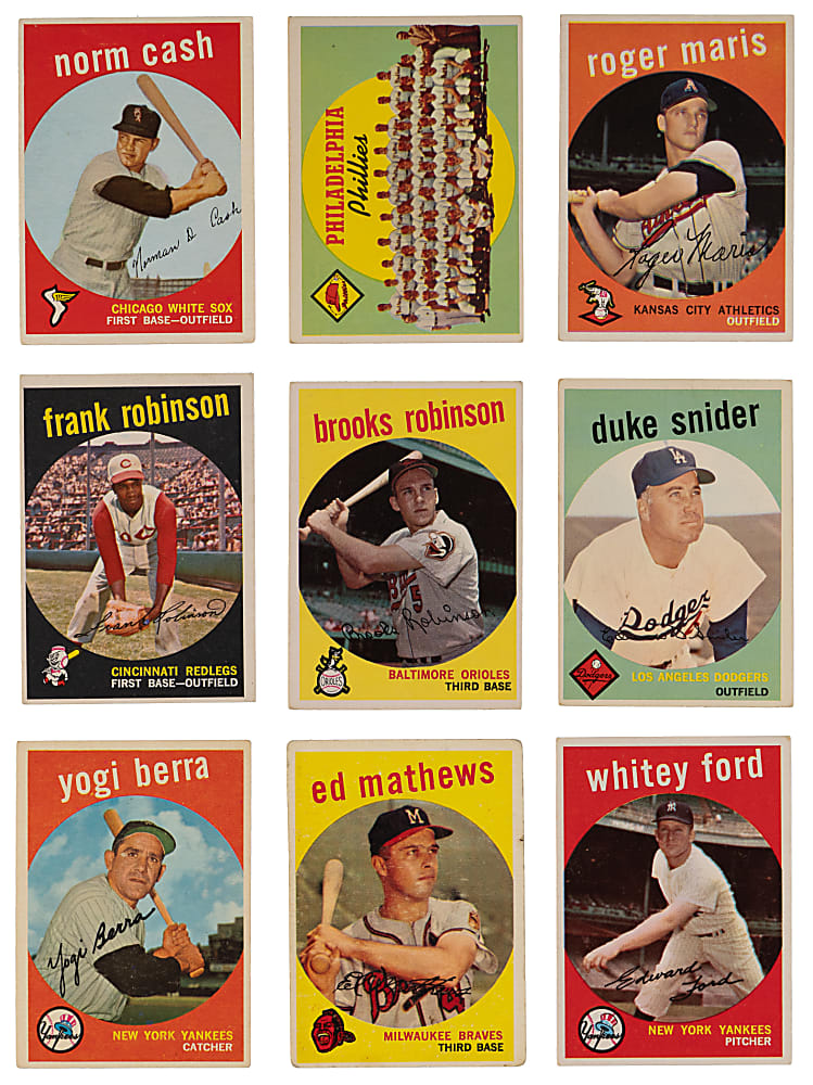 1959 Topps Near Complete Set (569/572)