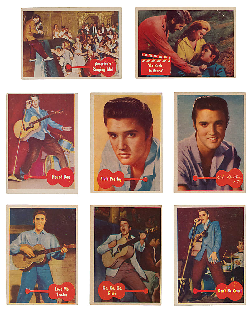 1956 Topps Elvis Presley Complete Set (66/66) Plus 1-Cent Wax Pack Wrapper