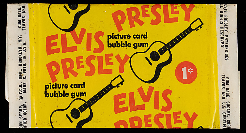 1956 Topps Elvis Presley Complete Set (66/66) Plus 1-Cent Wax Pack Wrapper