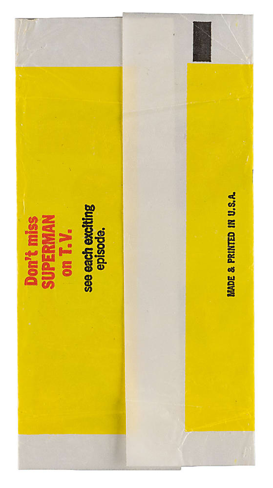 1966 Topps Superman Complete Set (66/66) Plus 5-Cent Wax Pack Wrapper