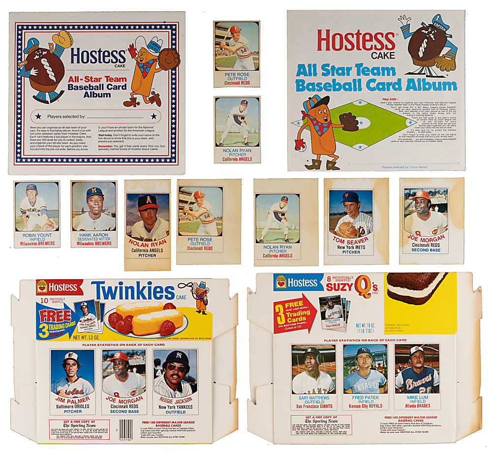 1975-1979 Hostess/Twinkies Collection (450+) with Near Complete Sets, Singles, Panels & Extras