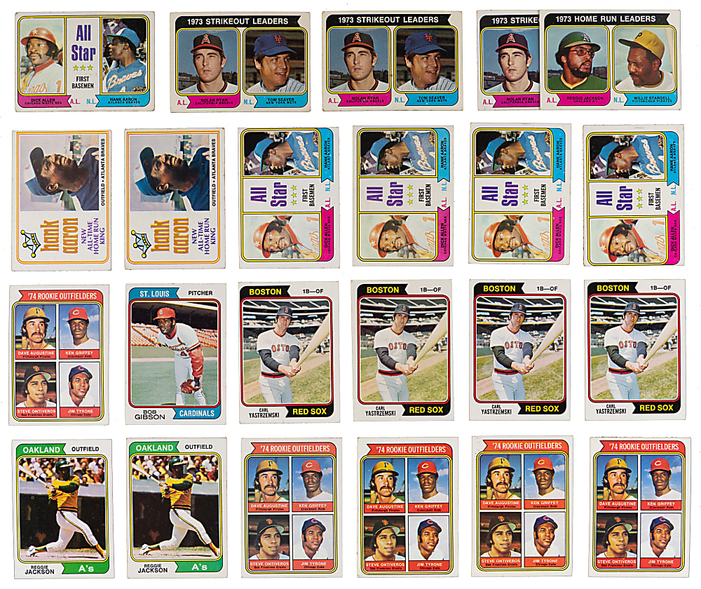 1974 Topps Collection (1,500+) with (175+) Hall of Famers