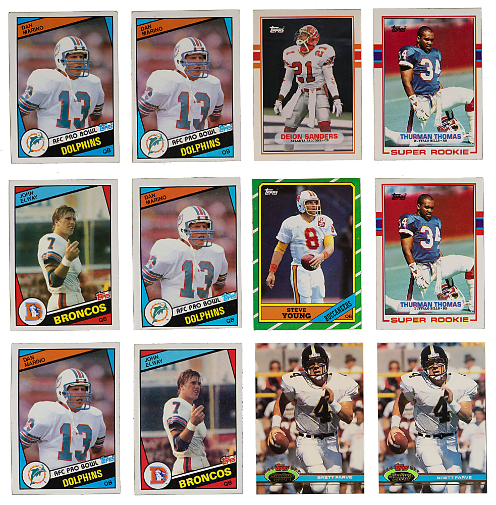 1980s-2000s Football Hall of Famer Collection (4,000+) with (200+) Rookies