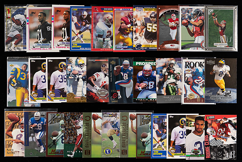 1980s-2000s Football Hall of Famer Collection (4,000+) with (200+) Rookies