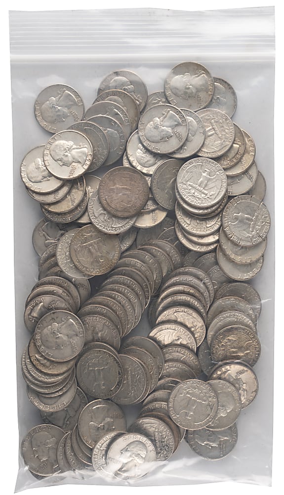 1950-1963 Washington Silver Quarter Bundle (289)