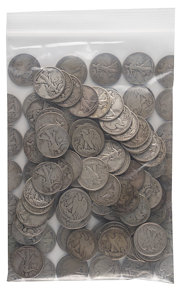 1918-1947 Walking Liberty Silver Half Dollars (108)