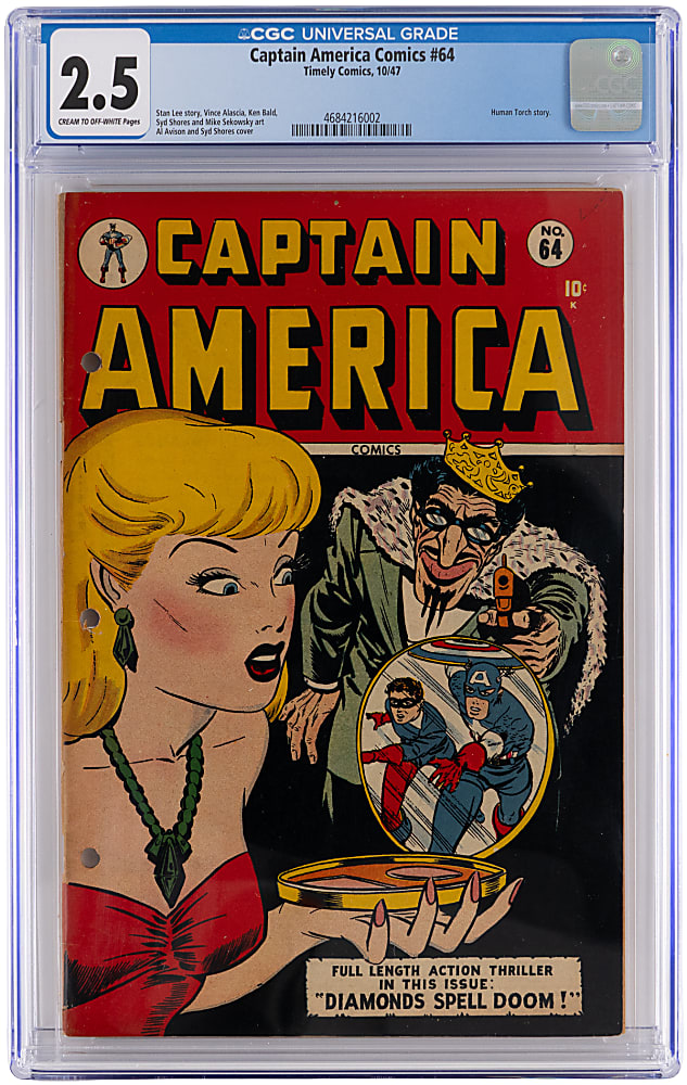 1947 Timely Comics Captain America Comics #64 - CGC 2.5